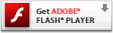 Adobe Flash Playerのダウンロードアイコン